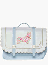 Boekentas It Bag Midi 2 Compartimenten Jeune premier Wit daydream girls G